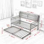 Twin Size Daybed Frame Only bed frame - Image 2