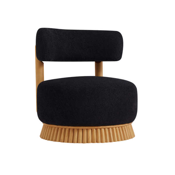 Modern 27.5" W Farmhouse Armless Chair Set of 2, Wooden Base Featuring Thatched Roof Rod Design, Cozy Upholstered Chair for Living Room or Bedroom
