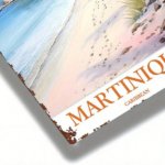 CIFbuy 1pc 8x12 Inch Martinique Tropical Beach Metal Sign, Vintage Retro Tin Plaque Wall Art, 2D Flat Printed Square Iron Decor For Hom TikTok, TikTok, n Plaque Self-pickup Logiopics - Image 5