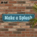 CIFbuy Aluminum Sign Decorative Wall Hanging For New Year Valentine Gift Home Ornament (TikTok, temu pick-up service)