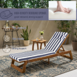 Outdoor Chaise Lounge Cushion, 72 in. x 21 in. x 3 in. Waterproof Fade-Resistant Patio Chair Pad for Pool Beach - Image 6