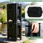 4.4 Gallon 3‑Layer Insulated Beverage Dispenser, Hot & Cold Drink Server with Drip‑Proof Faucet, Leak‑Proof Commercial Drink Container for Catering Parties Camping - Image 5