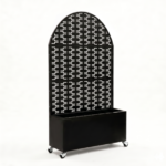 20.7" Wide Pink Robot LED Nightstand with 360° Rotating Drawer - Modern End Table - Image 19