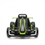 Green 24V Kids Go Kart – 7.5 MPH with Slow Start, Adjustable Seat for Lawn Play - Image 2