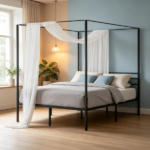 Canopy Bed Frame Only bed frame - Image 6