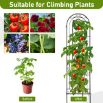 2 Pack 16" x 61" Rustproof Iron Garden Trellis - Image 14