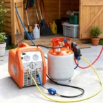 30 lb. Refrigerant Recovery Tank with Float Switch & ¼ to ½ Adaptor(Only refrigerant recovery tank) - Image 7