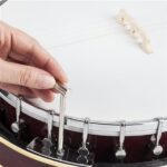 Top Grade Exquisite Professional Sapelli Notopleura Wood Alloy 6-string Banjo - Image 9