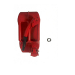 20L US Standard Cold-rolled Plate Petrol Diesel Can Gasoline Bucket with Oil Pipe Red 2 Pairs of Gloves - Image 11