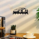 CIFbuy Alluring 1pc Metal Key Holder for Wall. The 7 - Hook, Black, Wall - Mounted Organizer is a Gorgeous Addition to Your Front Entryway. It Serves as a De(TikTok/temu self-pickup orders) - Image 13