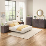 Modern Simple 7-Drawer Dresser Brown - Image 7