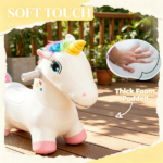6V Electric Kids Ride On Unicorn: Battery Powered Animal Toy with Music, Foot Pedal & Forward Movement for Toddlers 18-36 Months - Image 8
