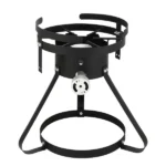 13*32inch Four-Piece Set, Black Round Iron Stove Frame, Silver Aluminum 30qt Turkey Pot 10qt Fish Pot, Gas Fryer - Image 33