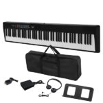 Do not sale on Amazon GPP-106 88 Key Folding Piano Semi-Weighted Standard Keyboards Digital Piano with MIDI Bluetooth, Handbag Headphone for Piano Lover Black color - Image 9
