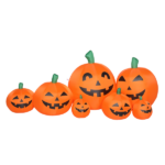 Replace 39662619 7ft Classic 7pcs LED String Lights 7pcs Pumpkin Inflatable Halloween Decoration - Image 3