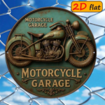 CIFbuy 1pc 2D Flat Aluminum Round Plaque No Vehicles Allowed Sign, 7.87x7.87in Outdoor Traffic Theme Decor For Study Room Hallway, Funn TikTok, TikTok, Self-pickup Logiopics - Image 11