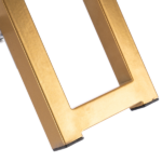 Same Code 35647920 (106 x 50 x 48cm) Simple Double-layer Golden Iron Pipe Marble PVC Coffee Table Rectangular - Image 14