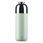 Fashion Titanium-Coated Tea Tumbler with Infuser, thermos cup 370ml green