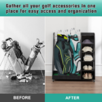 Black Golf Bag Organizer - Image 6