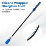 Portable Fiberglass Golf Swing Stick, Improve Grip & Shot Accuracy Golf Warm-Up Tool for Beginners & Pros-Blue - Image 5