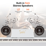 Do Not Sell on Amazon Glarry GDP-104 88 Keys Full Weighted Keyboards Digital Piano with Furniture Stand, Power Adapter, Triple Pedals, Headphone, for All Experience Levels White - Image 36
