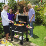Charcoal Grill with Foldable Side Table and Wheels, Heavy-duty BBQ Grill for Outdoor Picnics Patio Garden and Backyard Grilling - Image 15