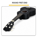 21in Linden wood body rosewood fingerboard ukulele, cotton bag, capo, strap, picks*2, tuner Strings Dust cloth - Image 6