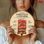 CIFbuy 1pc Vintage French/German Steak Doneness Chart, 8x8 Inch Retro Meat Temperature Guide Sign, 2D Flat Kitchen Decor For Restaurant TikTok, TikTok, Self-pickup Logiopics - Image 8