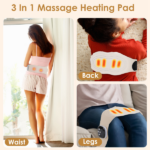 Portable EMS Back Heating Pad Massager, 19 Intensity Levels, 3 Heating Modes (104-122℉), Wireless Rechargeable, Universal Fit Waist Belt, Ideal Gift for Women Men for Pain Relief & Relaxation - Image 5