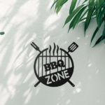 BBQ ZONE Metal Wall Art Sign, Black Grill Themed Iron Decorative Plaque for Backyard Patio Outdoor Barbecue Area, Home Kitchen Wall Hanging Decor , CIFbuy (TikTok/temu self-pickup orders) - Image 15