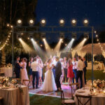 4.6–8.7 Ft Foldable Tripod Stage Light Stand 10-Height Adjustable Metal Truss for DJ Wedding Concert - Image 2