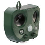 Upgraded Ultrasonic Animal Repeller, Solar Powered Pest Deterrent with PIR Motion Sensor, LED Flashing Light, IPX6 Waterproof, Dual Speakers 5000 Sq.ft Coverage, Repel Cat Dog Squirrel Raccoon Deer for Yard Garden - Image 8