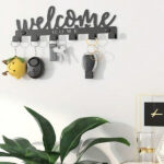 CIFbuy This one - piece adhesive - mounted key holder doubles as an all - in - one organizer. It can hold keys, hats, and towels, offering a sleek (TikTok/temu self-pickup orders) - Image 2