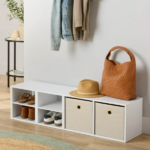 4 Cube Vertical Storage Organizer, White(Shipment from Walmart) - Image 5