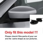 fit for Infiniti G25 G37 Q40 Q60 2009-2015 Gloss Black Sde Wing Mirror Cover Cap - Image 15