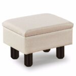 90cm Strip Pattern 3 Tiers Bamboo Stool Shoe Rack Wood Color - Image 10