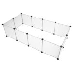 Pet Playpen, Portable Large Plastic Yard Fence Small Animals, Puppy Kennel Crate Fence Tent - Image 3