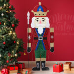 Lighted Nutcracker Christmas Yard Decorations, Pre-lit 2D Nutcracker Soldier with 162 LED Warm White Lights and Stakes for Xmas Outdoor Holiday Indoor Decor Lighted Holiday Displays - Image 18