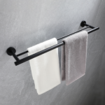 5 Piece Bathroom Towel Rack Set Wall Mount - Image 6