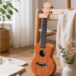 26in mahogany body rosewood fingerboard ukulele, cotton bag, capo, strap, picks*2, tuner Strings Dust cloth - Image 11