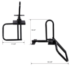 Foldable Pickup Truck Tailgate One-Step Ladder - Universal Fit. Drilling Hex Screws for Easy Install. Load Capacity: 300 LBS. Serves To Secure Items In Truck Bed - Image 5