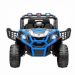 Blue 24V Kids Ride-On Car – 2 Seater, Spring Suspension, 3 Speed, Remote Control & LED Lights - Image 2