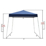 8*8ft Portable Home Use Waterproof Folding Tent Blue - Image 92