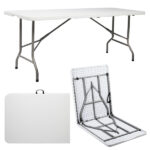 6' Folding Table Portable Plastic Indoor Outdoor Picnic Party Dining Camping Tables - Image 72