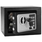 Mini Wall-in Style Electronic Code Metal Steel Box Safe Case 17EF Black - Image 50