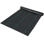 Weed Barrier 6ft x 300ft Landscape Fabric 2.4oz Woven Ground Cover Heavy Duty PP Geotextile Fabric Weed Control Fabric for Commercial Greenhouse, Garden Barrier Cloth Black (Shipment from Walmart)