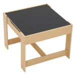 Children's Wooden Table And Chair Set With Two Storage Bags (One Table And Two Chairs) - Image 62