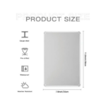 CIFbuy 2D Flat Funny Donkey Bathroom Metal Sign Humorous Restroom Wall Decor With Smiling Face Easy Installation (TikTok, temu pick-up service) - Image 4