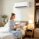 230V WIFI Enabled Inverter Mini Split Air Conditioner, AC Unit Cools up to 1500 Sq.Ft