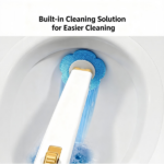 "Wall Mounted Toilet Brush Set with Disposable Heads, 3-Layer Cleaning System, One-Click Replacement Design, Bathroom Cleaning Tool with Holder and Plunger Kit " - Image 7